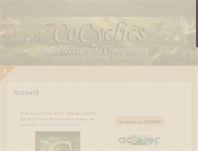 Tablet Screenshot of cocyclics.org
